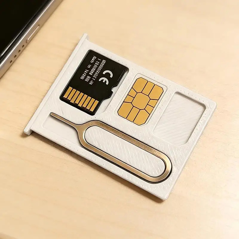 Портативный Органайзер Для SIM-карт: 2 Слота Для SIM-карт + 1 Слот Для Карты Памяти + 1 Слот Для TF-карты