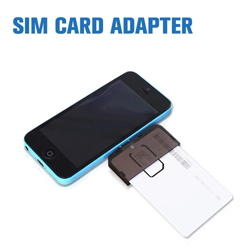 IOS Phone 5/6/7/8/X (Plug & Play) uchun SIM-karta adapteri Mini SIM-kartani o'quvchi mobil telefon aksessuarlari