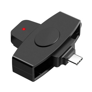 Устройство для чтения смарт-карт Type-C, портативное устройство для чтения SIM-карт и IC-карт, аксессуары для банковских и налоговых деклараций, поддержка Windows и OS.