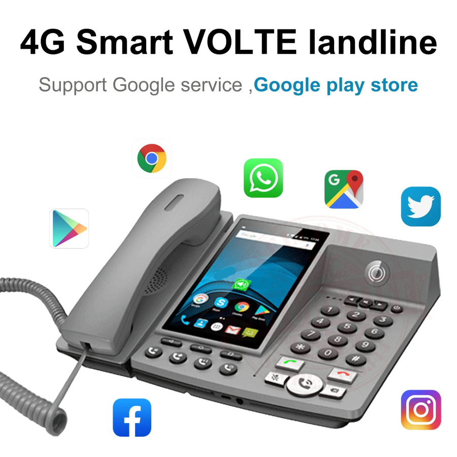 Смарт LTE 4G фиксированный беспроводной стационарный Android 8. 0 4G SIM сетевой видеофон Glob универсальный для пожилых людей WIFI видео мобильный телефон