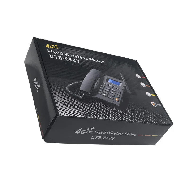 Фиксированный беспроводной телефон с литиевой батареей 4G и 2 SIM-карты VOLTE HD Call SMS DTMF Беспроводной стационарный телефон