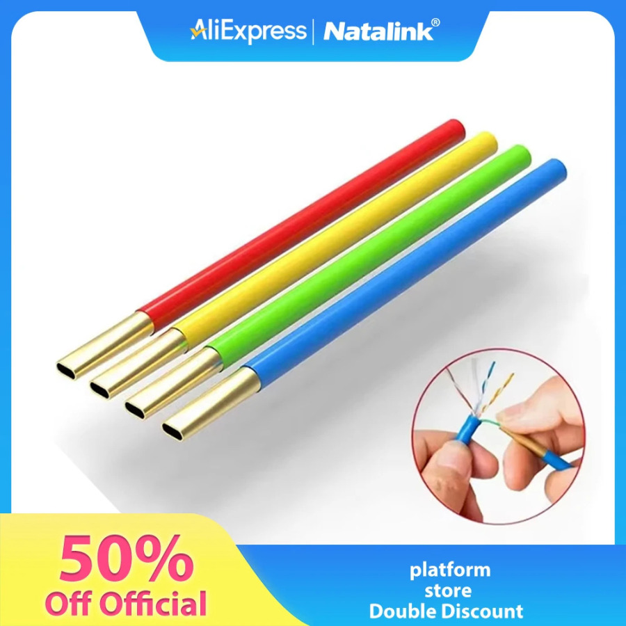 Natalink tarmoq kabelini tozalash, muhandislik asboblari, CAT5/CAT6/CAT7 va telefon liniyalari uchun o'ralgan simli yadro ajratgich