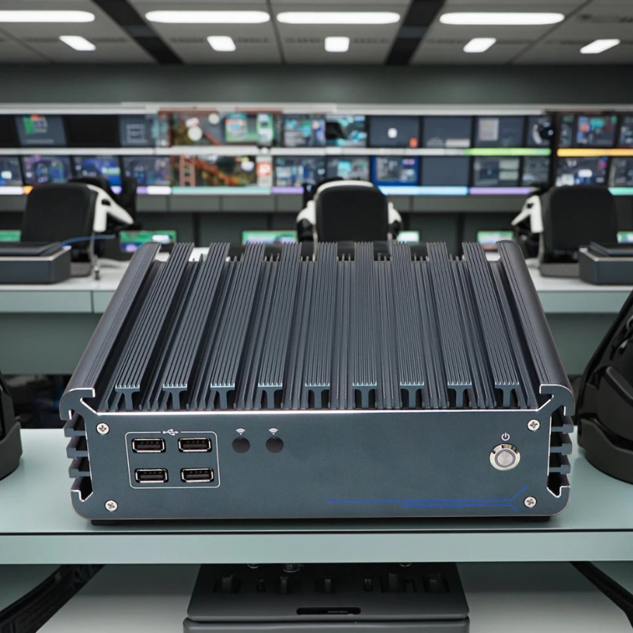 Промышленный компьютер Iwill I3 I5 I7 Торговые машины 12-го поколения Бевентиляторный промышленный компьютер HMI Linux Wins