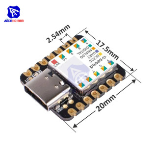 diymore Seeeduino XIAO SAMD21G18 mikrokontroller ishlab chiqish platasi Arduino IDE uchun Type-C interfeysi