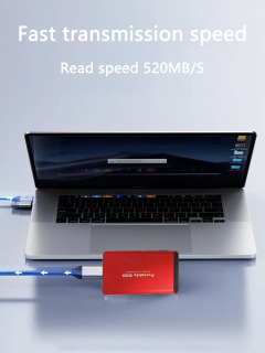 Noutbuk/Kompyuter/MAC uchun yangi tashqi qattiq disk 2TB portativ SSD 4TB yuqori tezlikdagi qattiq disk 128TB ommaviy mobil qattiq holatdagi disk USB3.1