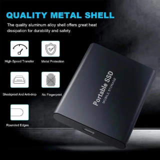 Noutbuk/Kompyuter/MAC uchun yangi tashqi qattiq disk 2TB portativ SSD 4TB yuqori tezlikdagi qattiq disk 128TB ommaviy mobil qattiq holatdagi disk USB3.1