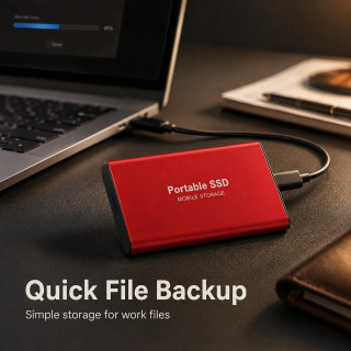 Uy ofis va kompyuter uchun tashqi portativ Type-C SSD