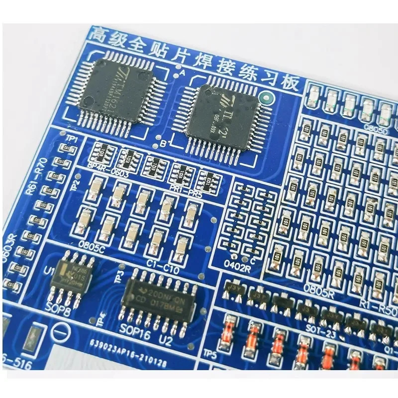 Компоненты SMD/SMT, плата для практики пайки, электронные наборы, тренировочный комплект, электронный компонент, комплект для самостоятельного производства, аксессуары для SMT