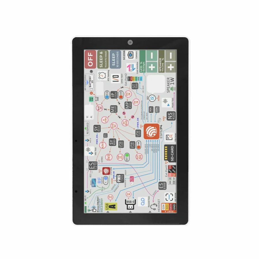 Популярный портативный смарт-терминал IoT M5Stack TAB5 на базе ESP32-P4 + ESP32-C6