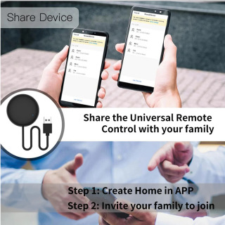 Умный Wi-Fi ИК-пульт Дистанционного Управления SmartLife Для Телевизора, DVD, Кондиционера, Универсальный