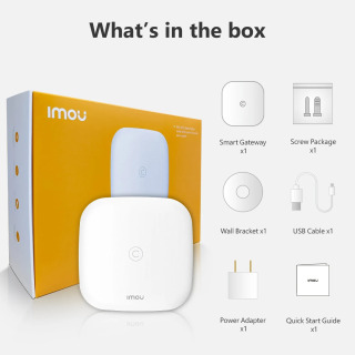 IMOU Smart Gateway Hub Проводной и беспроводной пульт дистанционного управления Wi-Fi Встроенная сирена для Alexa Google Home Smart Life ZigBee 3.0