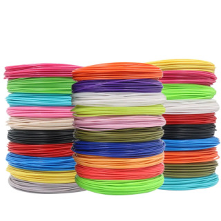PLA filament diametri 1,75 mm, 3D qalam uchun rangli 3D bosma material, 10/20/30 rang, 100 m 150 m 200 m, rangsiz, hidsiz va xavfsiz