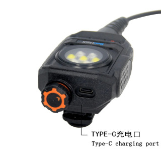 Walkie Talkie yelkali mikrofon Sennheix 8800 8600 Quansheng UV-K5 UV-K6 K-tipli ikki tomonlama radio mikrofoni uchun mos keladi