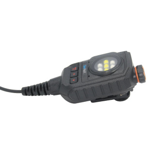Walkie Talkie yelkali mikrofon Sennheix 8800 8600 Quansheng UV-K5 UV-K6 K-tipli ikki tomonlama radio mikrofoni uchun mos keladi