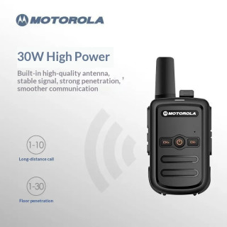Оригинальная рация Motorola, комплект из двух устройств, миниатюрная рация для кемпинга на открытом воздухе, легкая и компактная.