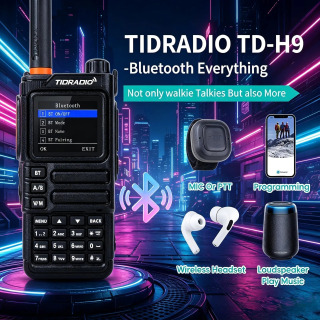 TIDRADIO TD-H9 10 Вт рация дальнего действия радио Air Band приложение беспроводное программирование APRS GPS рации NOAA рация