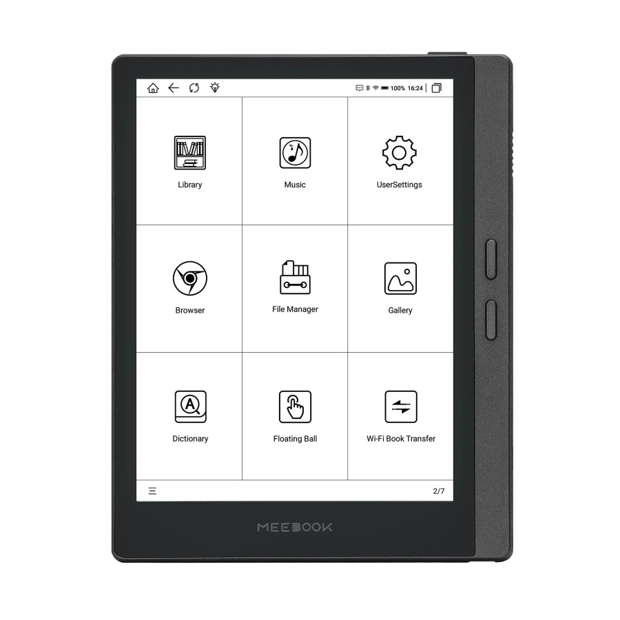 Оригинальное устройство для чтения электронных книг Meebook M7, 6,8-дюймовое электронное устройство, 300PPI HD, экран для электронных чернил, Android 11, открытая система, 32 грамма и физическая кнопка