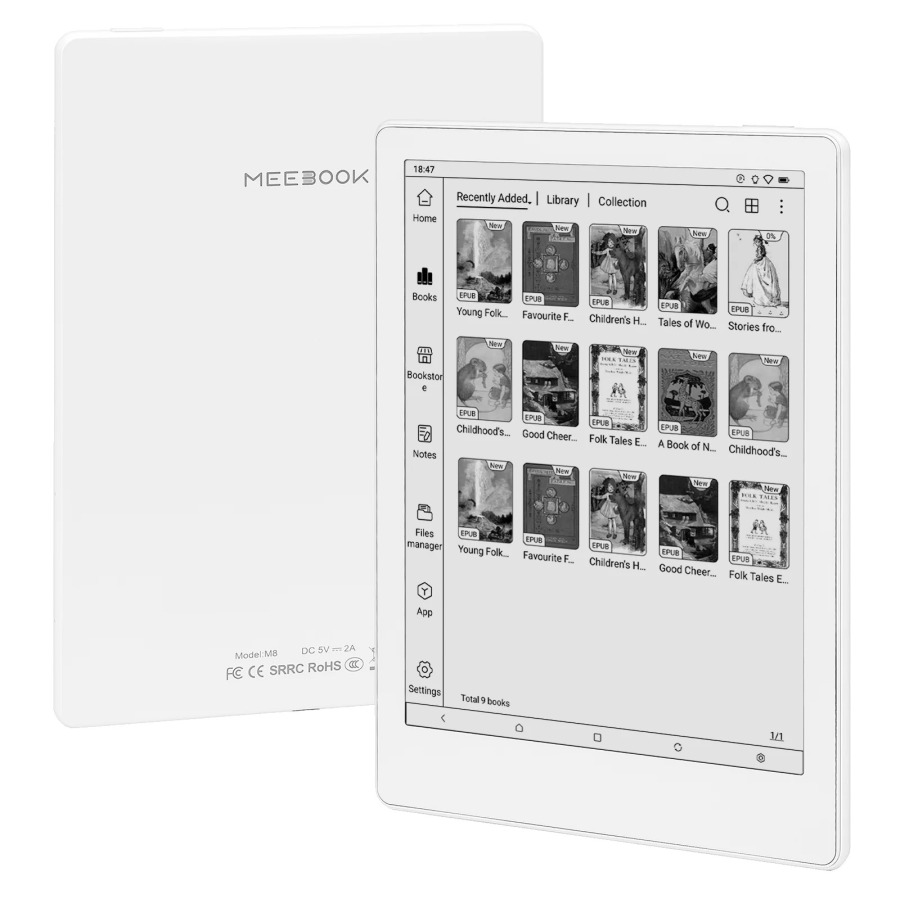 Meebook M8 7,8 дюйма Android 14 Устройство чтения электронных книг с магазином Google Play и быстрого обновления 4G RAM 64 ГБ ПЗУ