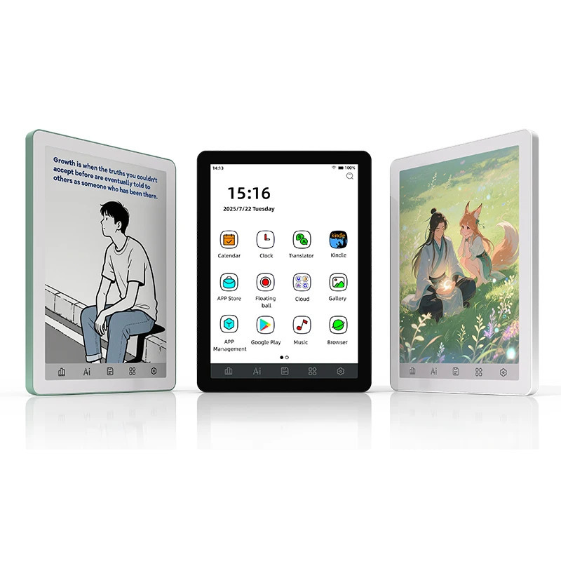 Устройство чтения электронных книг Bigme B6, электронная книга с 6 дюймовыми электронными чернилами, передняя подсветка на 36 уровня, встроенная ОС Android 14 Google Play, устройство чтения 4 + 64 ГБ
