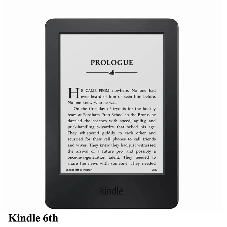Оригинальный Kindle 6-го и 8-го поколений, б/у, электронная книга, ридер E-Ink, сенсорный, Wi-Fi, без подсветки, лучше, чем Kobo E-reader
