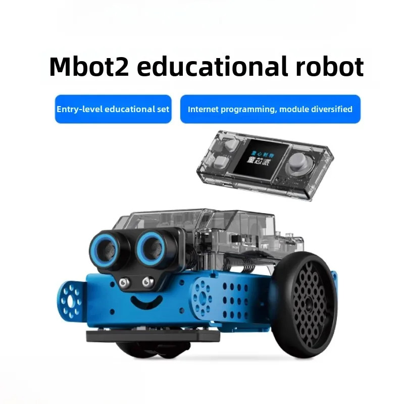 Makeblock MBot2 dasturlash roboti bolalar uchun sun'iy intellekt bug'li o'quv o'yinchoqlari Bolalar mahsulotlari yangi boshlanuvchilar uchun sovg'alar