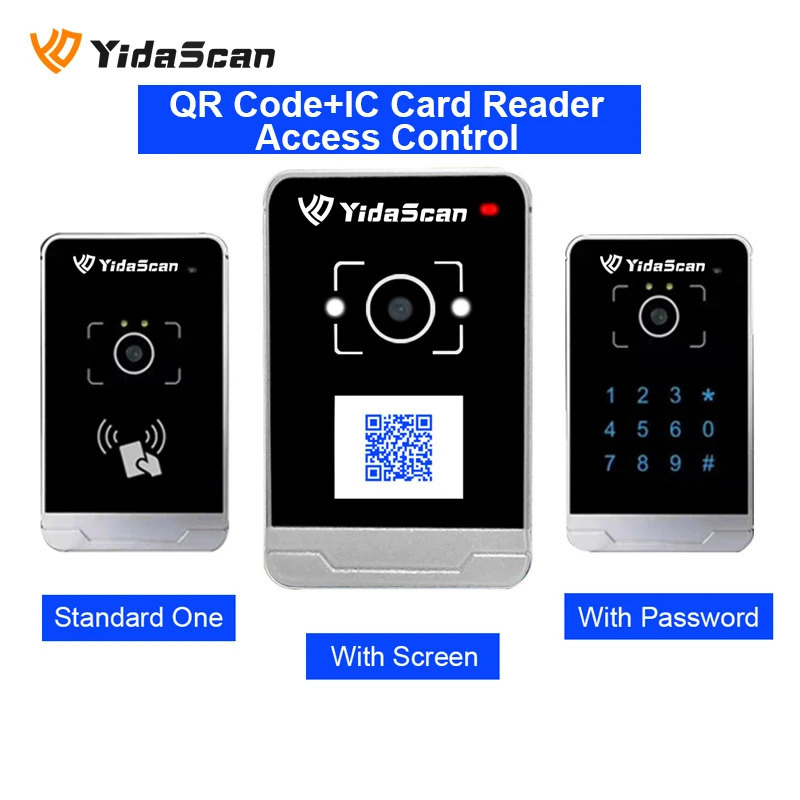 AC700 Считыватель QR-кодов Контроль доступа NFC RFID Открытый IP65 Водонепроницаемый TCP/IP WiFi Bluetooth Power Over LAN Wiegand в турникете