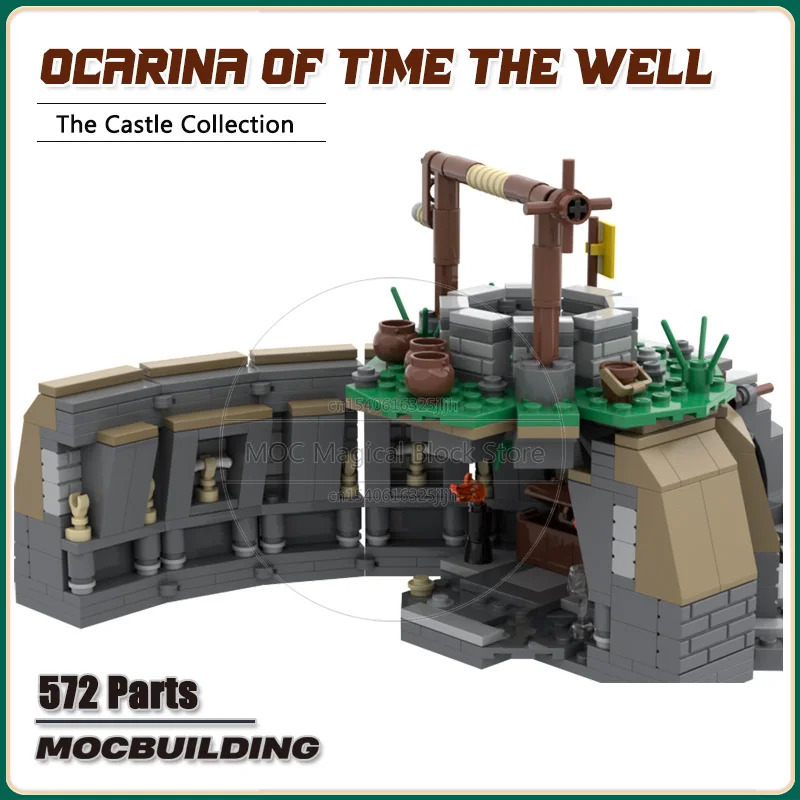 Time The Well Moc Строительные блоки Серия замков Архитектура Технология Кирпичи DIY Сборка Коллекция Дисплей Игрушки Рождественские подарки