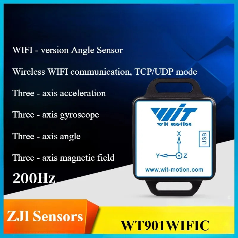 WT901WIFIC Интернет вещей WIFI Датчик угла удаленного положения Трехосевой акселерометр Гироскоп Беспроводное магнитное поле