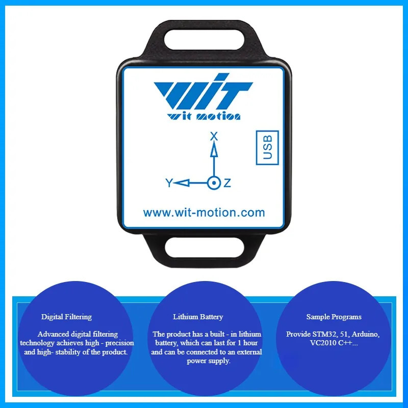 WT901WIFIC Интернет вещей WIFI Датчик угла удаленного положения Трехосевой акселерометр Гироскоп Беспроводное магнитное поле