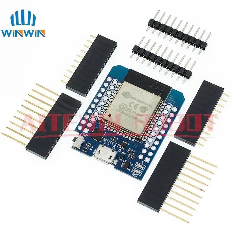 D1 mini ESP32 Φ WiFi + Bluetooth-совместимая плата для разработки Интернета вещей на основе ESP8266, полностью функциональная