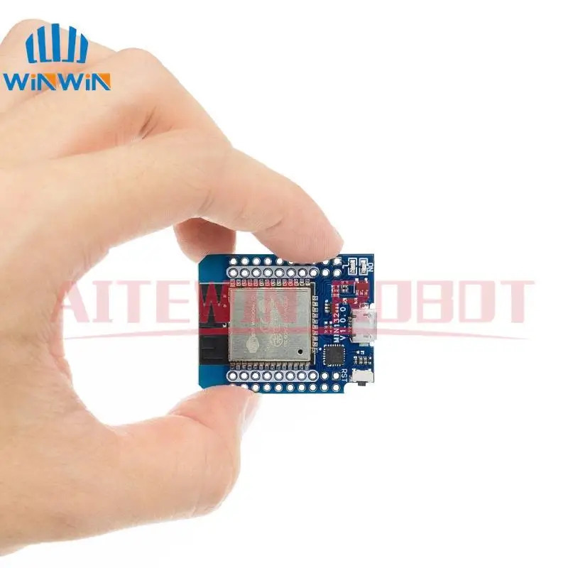D1 mini ESP32 Φ WiFi + Bluetooth-совместимая плата для разработки Интернета вещей на основе ESP8266, полностью функциональная
