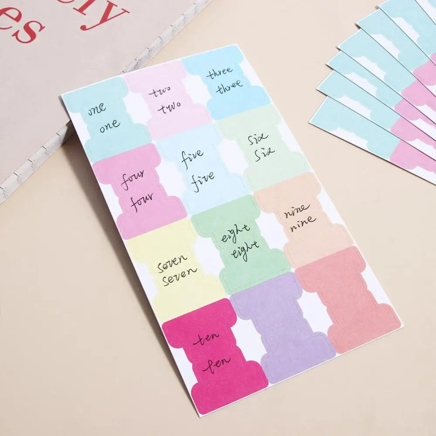Stationery Planner Repositionable Notebook Book Pages Markers Index Label Sticker Index Tab Flags Self-adhesive Paper Tabs