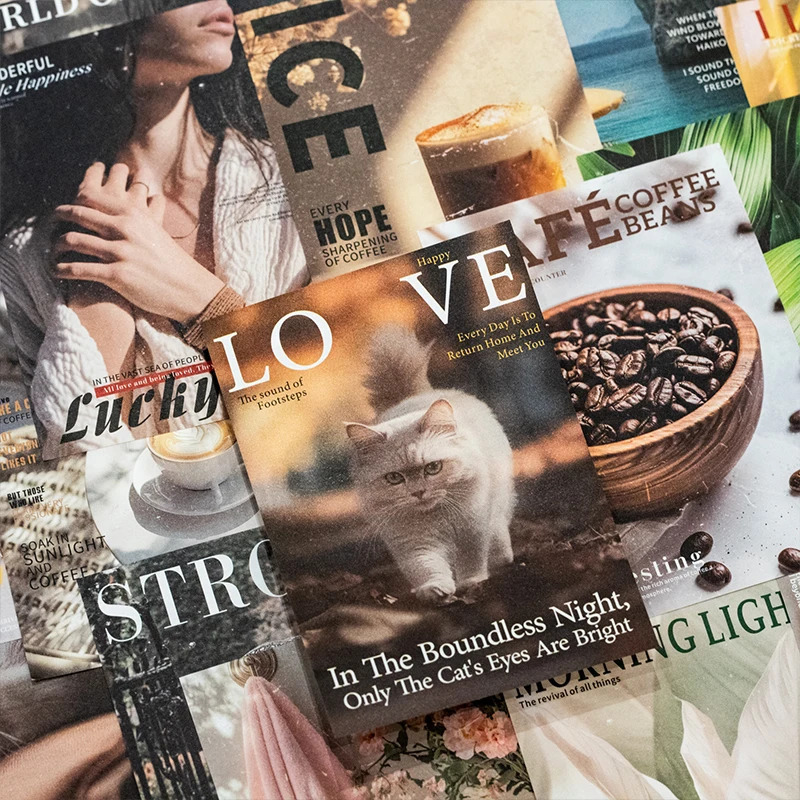 Журнал GO, 30 листов, коллекция журналов, материал, книга для скрапбукинга, коллаж, мусорный журнал, галерея журналов, материал, бумага