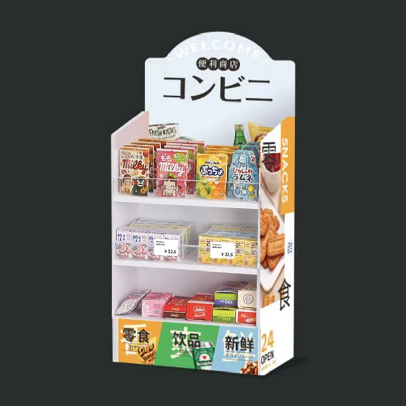 Аксессуары для ролевых игр, мебель, полка для шкафа, кухонный подарок, миниатюрный милый напиток, еда, супермаркет, магазин, полка, кукольный домик