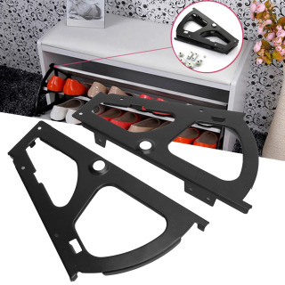 Mebel Mebel tortmasining ilgagi Sovuq haddelenmiş po'latdan yasalgan Mebel Aylanadigan tokcha armaturalari Qora poyabzal shkafi aylanadigan raf
