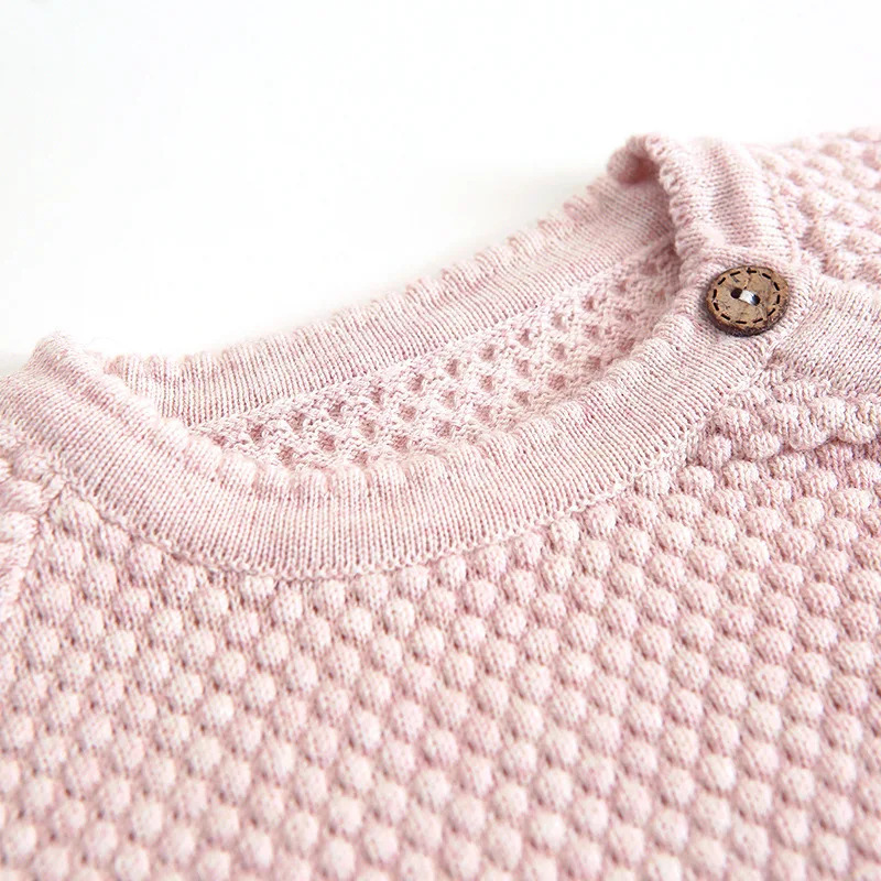 O'g'il bolalar va qizlar uchun bahorgi paxta bolalar kiyimlari to'plami - Trikotaj kozok shimlar kundalik Uniseks