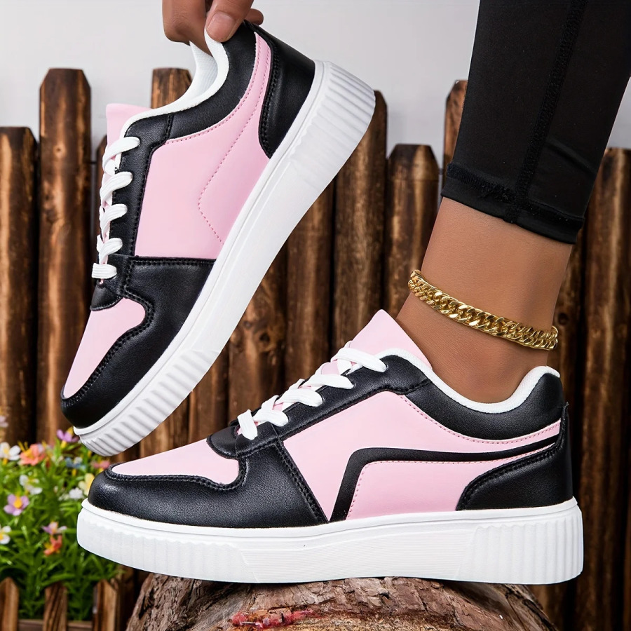 Moda ayollar krossovkalari Yengil kunlik chiziqli past to‘rli EVA taglik va matodan tikilgan taglik