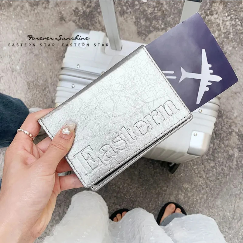 Sayohat uchun yangi aksessuarlar: PU charm pasport qopqog'i, kredit karta ushlagichi, ID karta egasi, aviachipta ushlagichi, pasport sumkasi.
