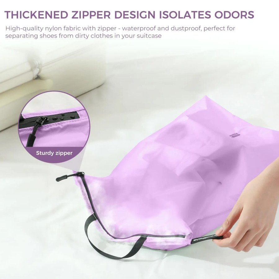 Sayohat organizatori suv o'tkazmaydigan fermuar sumkasi Shaffof kiyimlarni saralash sumkasi chamadon layneri aksessuarlari