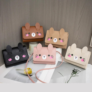 Bolalar Mini Princess Crossbody sumkalari PU teridan kichik yelkali sumkalar