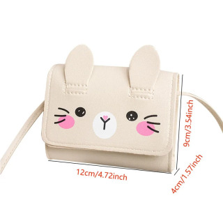 Bolalar Mini Princess Crossbody sumkalari PU teridan kichik yelkali sumkalar