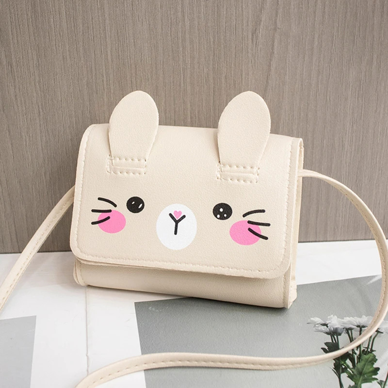 Bolalar Mini Princess Crossbody sumkalari PU teridan kichik yelkali sumkalar