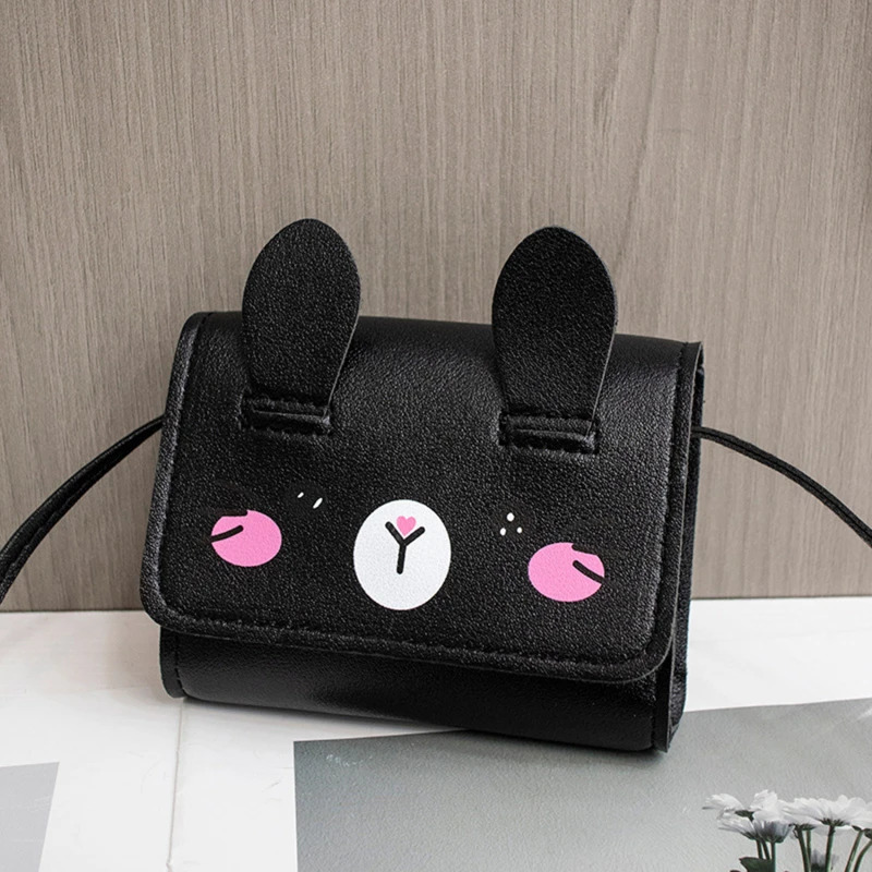 Bolalar Mini Princess Crossbody sumkalari PU teridan kichik yelkali sumkalar