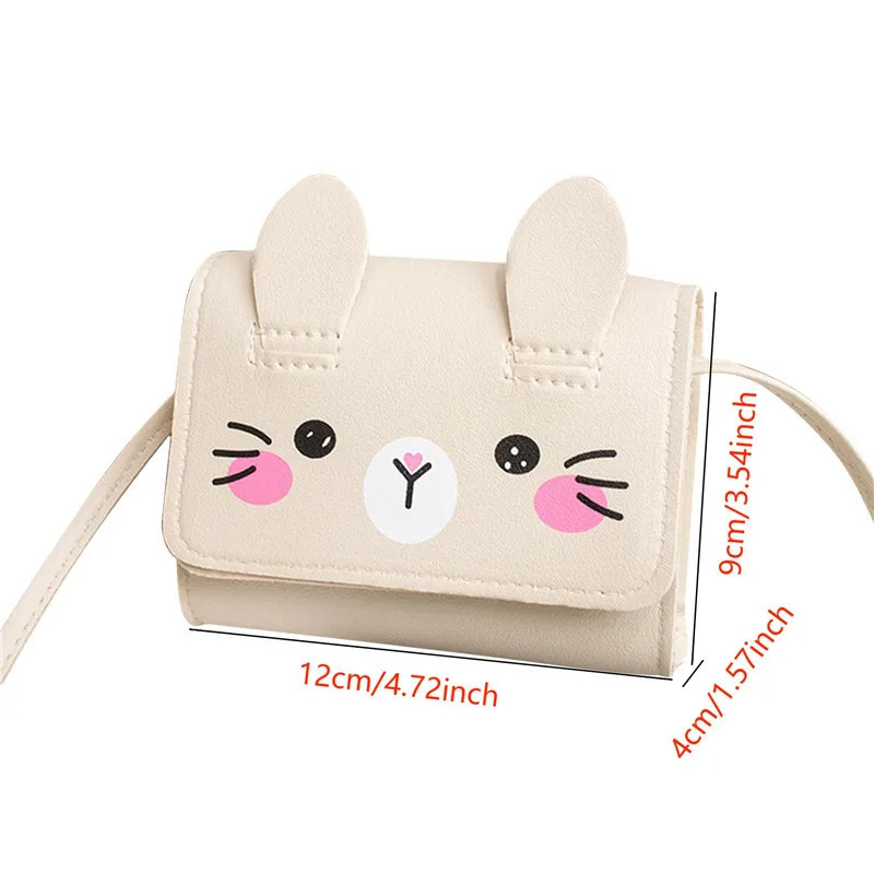 Bolalar Mini Princess Crossbody sumkalari PU teridan kichik yelkali sumkalar