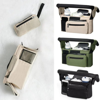 Сумка для хранения детской коляски, большая вместительная дорожная подвесная сумка, сумка для мамы, держатель для бутылочки для телефона, сумки для подгузников, аксессуары для детских колясок