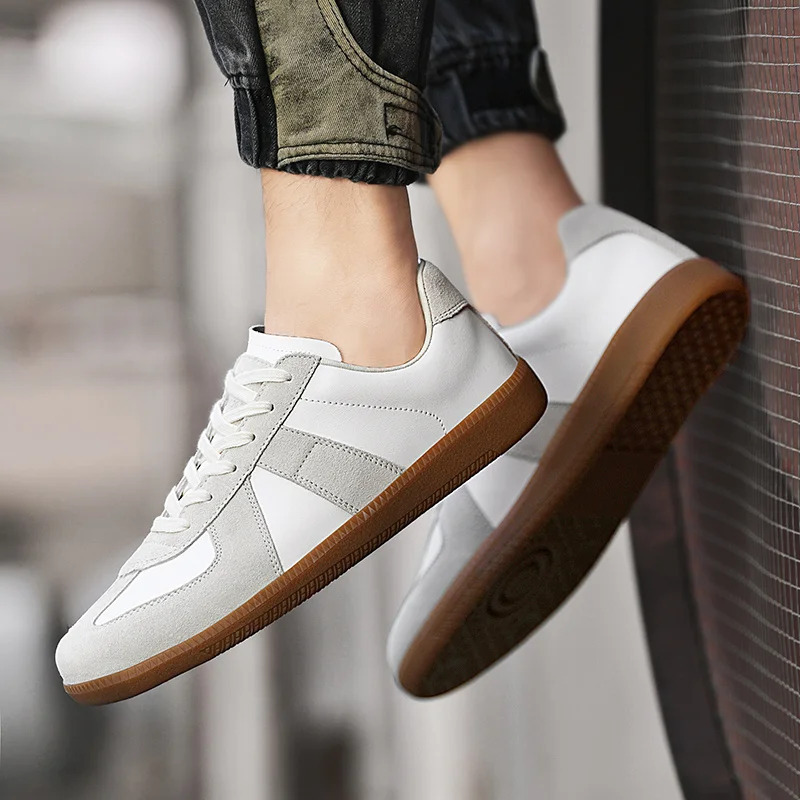 Кроссовки Tenis Masculino для прогулок, модная кожаная мужская повседневная обувь, простая вулканизированная обувь на шнуровке, уличные мужские кроссовки