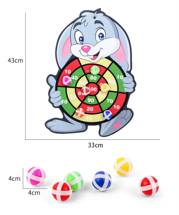 Bolalar uchun Montessori o'yinchoqlari 2 yoshdan 4 yoshgacha bo'lgan multfilm hayvonlar dartlari yopishqoq to'p oilaviy interaktiv o'quv o'yinchoqlari Bolalar uchun