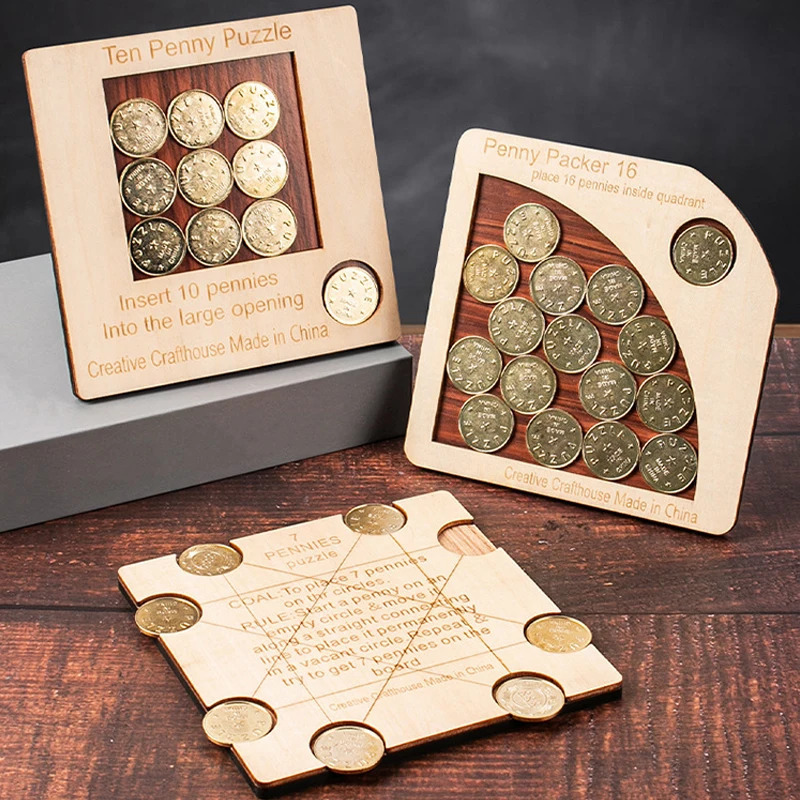 Penny Puzzle: kattalar uchun yuqori qiyinchilik, mantiq va aql o'yinlari, noyob sovg'alar, zukkolik va epchillik o'yinlari.