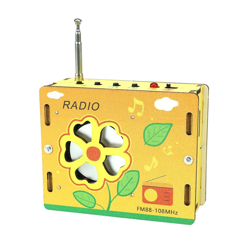 Fan va texnologiya kichik ishlab chiqarish o'quv bolalar o'yinchoqlar DIY radio talaba qo'lda model ilm-fan tajribasi