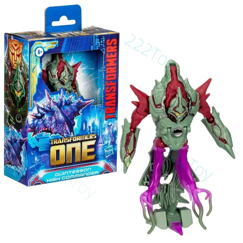 New Origin 8 Transformers Movie Prime Changers Deluxe Class Quintesson High Commander Action Figure Robot O'yinchoqlari Klassik Xobbi